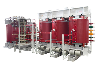 Dry-type rectifier transformers for DC ice melting devices